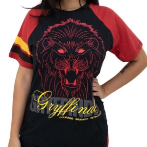 Camiseta Ranglan HP Grifinoria